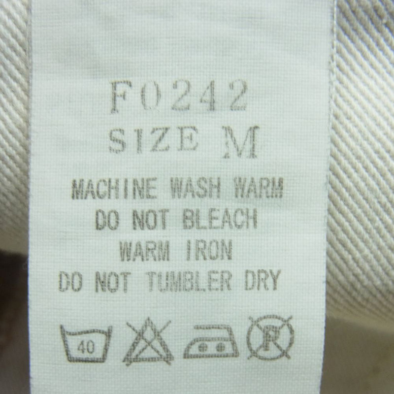 FOB FACTORY エフオービーファクトリー F0242 FUSION TROUSERS フュージョン トラウザー チノ パンツ グレイッシュカーキ系 M【中古】