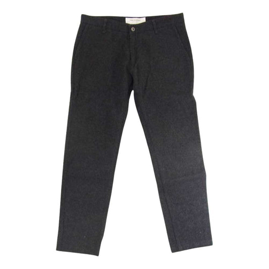 FOB FACTORY エフオービーファクトリー F0411 C/W TROUSER コットン ウール トラウザー パンツ チャコール グレー系 M【中古】