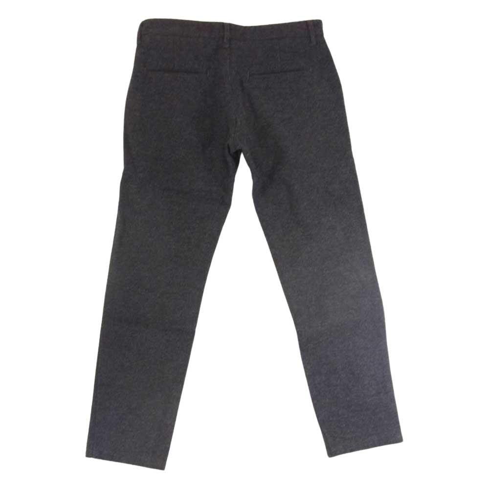 FOB FACTORY エフオービーファクトリー F0411 C/W TROUSER コットン ウール トラウザー パンツ チャコール グレー系 M【中古】