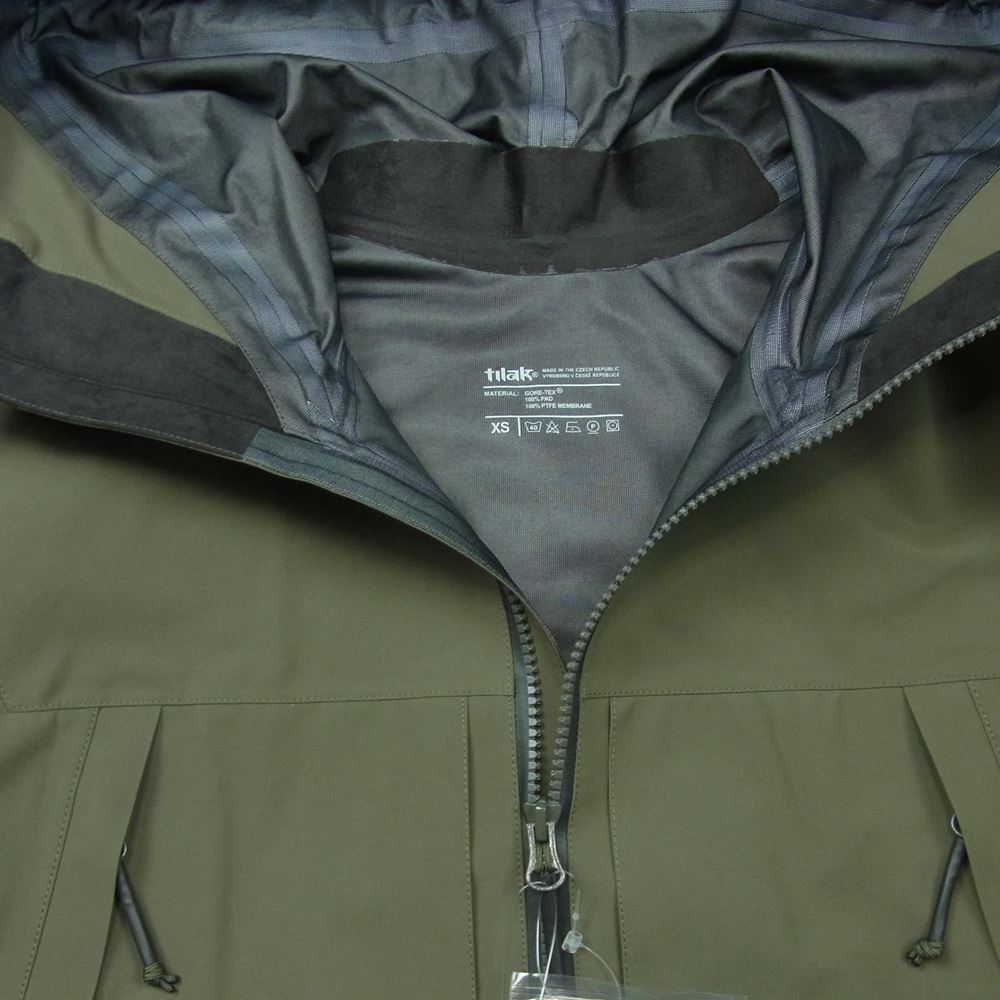 TILAK ティラック タクティカルライン Raptor Mig Jacket ラプター ミグ ジャケット グレイッシュカーキ系 XS【美品】【中古】