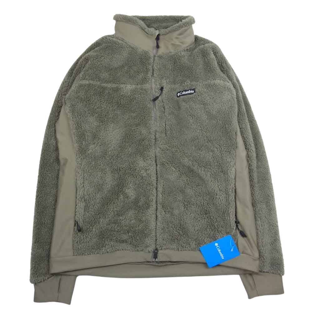Columbia コロンビア マウンテンズ アーコリーング フリース フルジップ カーキ系 XL【新古品】【未使用】【中古】