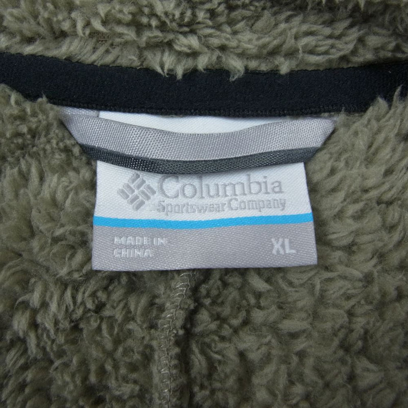 Columbia コロンビア マウンテンズ アーコリーング フリース フルジップ カーキ系 XL【新古品】【未使用】【中古】