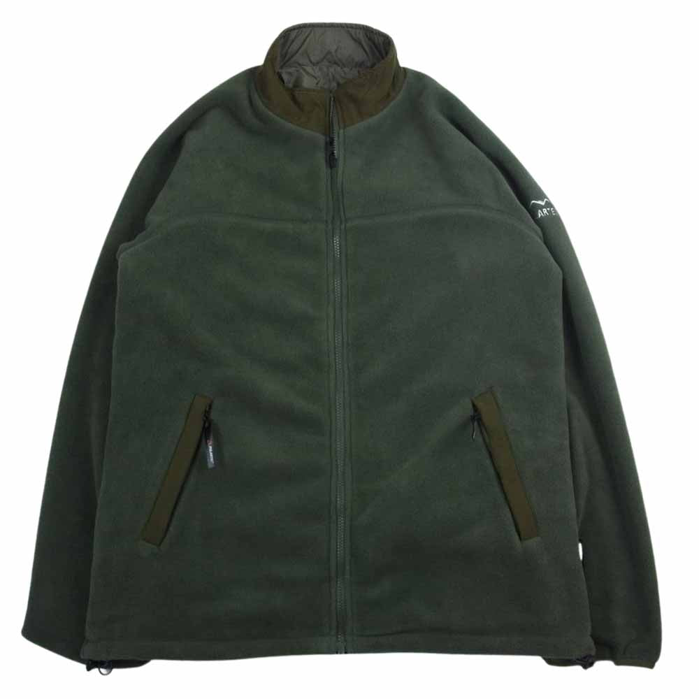 マナスタッシュ 7182027 POLARTEC TRAINER JACKET 7 ポーラテック フリース リバーシブル ジャケット  カーキ系 XL【新古品】【未使用】【中古】