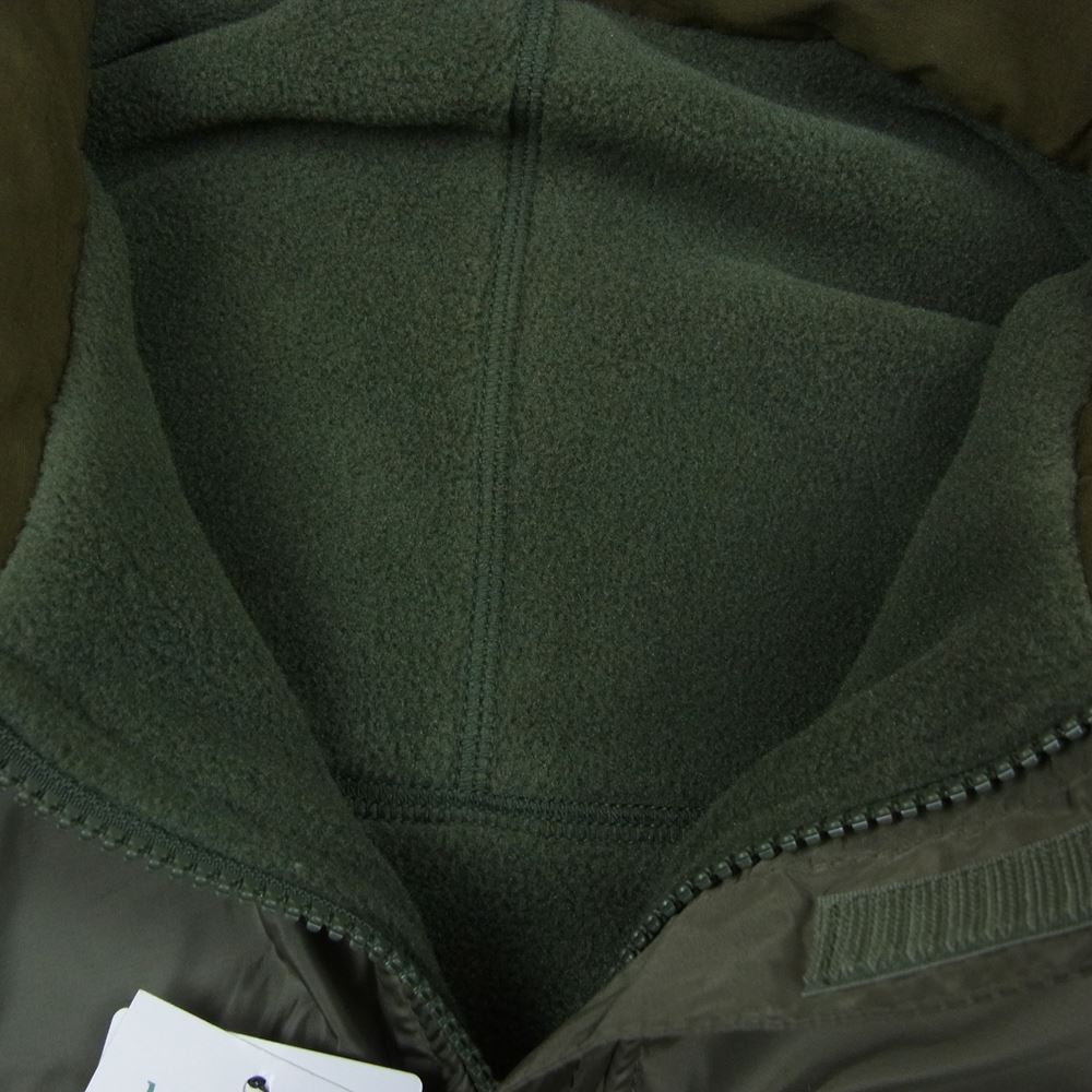 マナスタッシュ 7182027 POLARTEC TRAINER JACKET 7 ポーラテック フリース リバーシブル ジャケット  カーキ系 XL【新古品】【未使用】【中古】