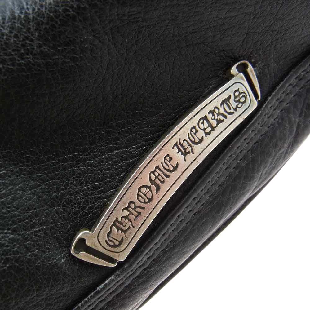 CHROME HEARTS クロムハーツ（原本無） トイレタリー ダッフル 3セメタリー レザー ショルダー バッグ ブラック系【中古】