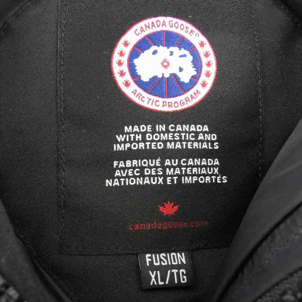 CANADA GOOSE カナダグース 4660MA 国内正規品 サザビーリーグ Expedition Parka Heritage Fusion Fit エクスペディション パーカ ダウン ジャケット ブラック系 XL【中古】