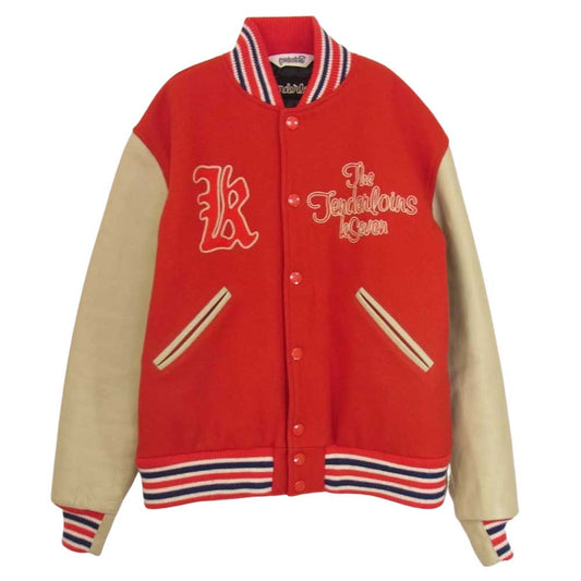 TENDERLOIN テンダーロイン T-BASEBALL JKT ベースボール ジャケット スタジャン レッド系 S【中古】