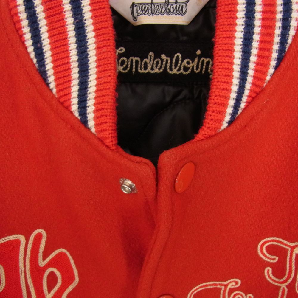 TENDERLOIN テンダーロイン T-BASEBALL JKT ベースボール ジャケット スタジャン レッド系 S【中古】