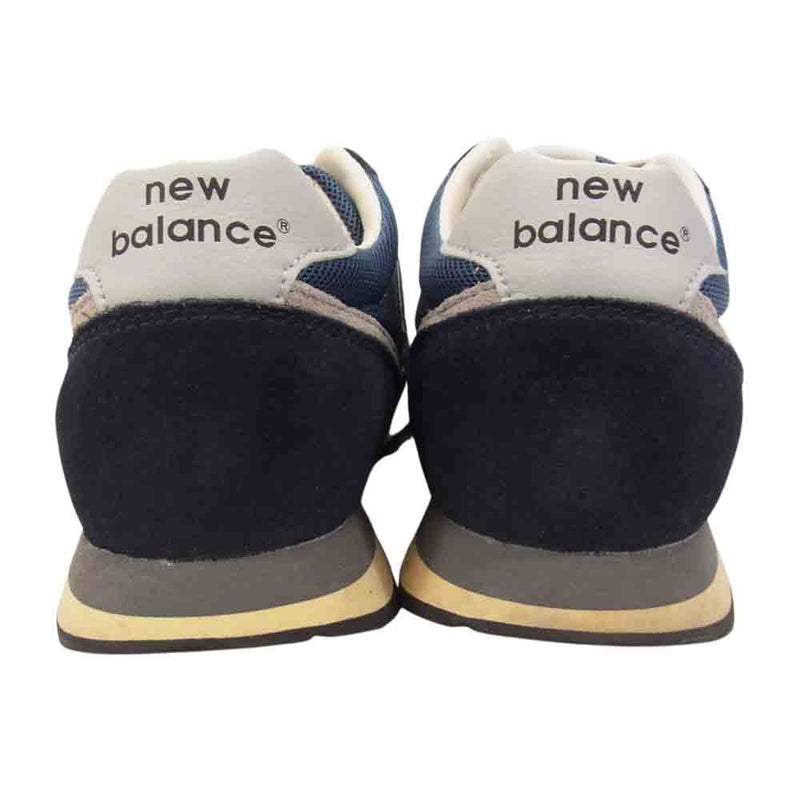 NEW BALANCE ニューバランス M554MNV スエード ローカット スニーカー ネイビー系 26cm【中古】