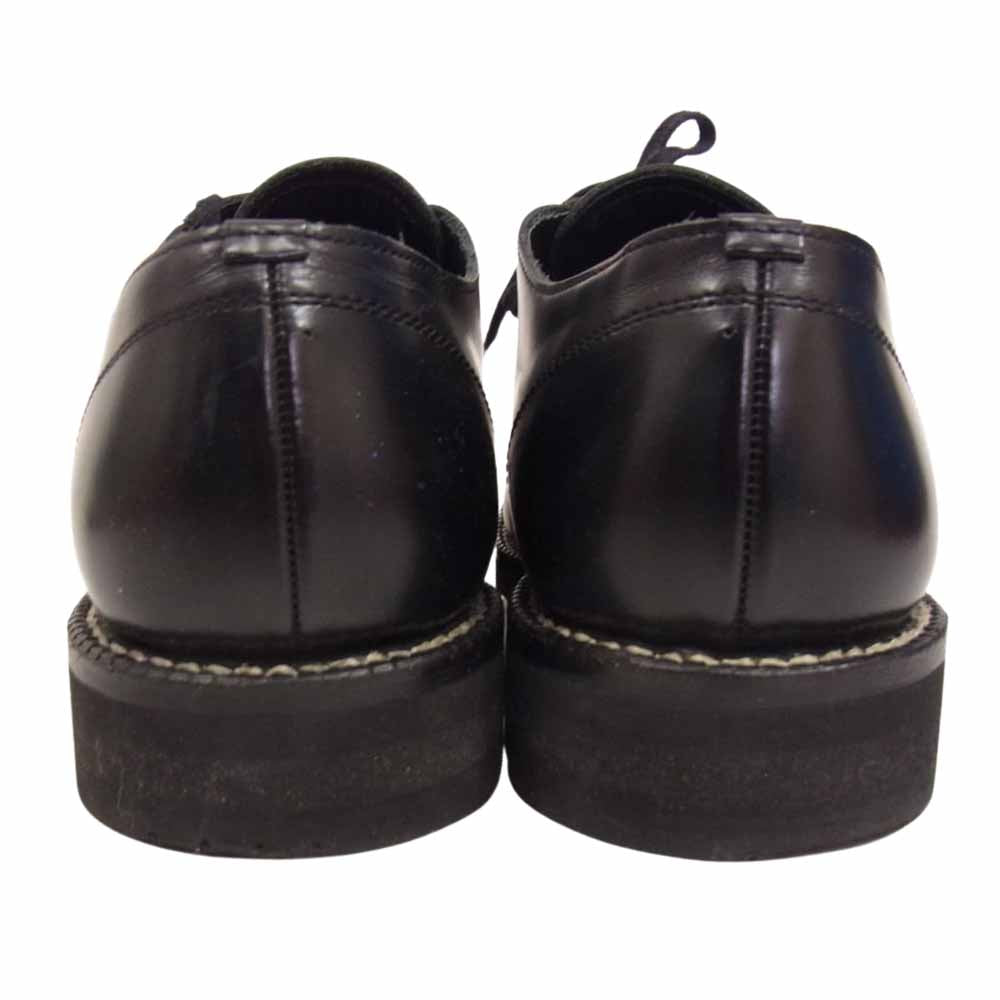 COMME des GARCONS HOMME コムデギャルソンオム HK-04103 プレーントゥ レースアップ ドレス シューズ ブラック系 25cm【中古】