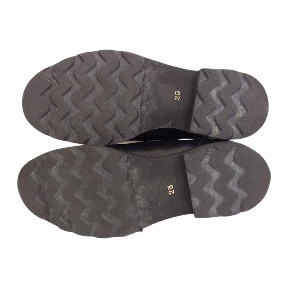 COMME des GARCONS HOMME コムデギャルソンオム HK-04103 プレーントゥ レースアップ ドレス シューズ ブラック系 25cm【中古】