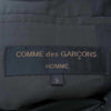 COMME des GARCONS HOMME コムデギャルソンオム HJ-02010S ヴィンテージ シルク コットン 4B テーラード ジャケット パンツ スラックス セットアップ ブラック系 S【中古】