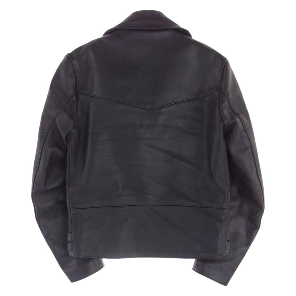 Lewis Leathers ルイスレザー 391 LIGHTNING REGULAR FIT ライトニング ダブル ライダース ジャケット レギュラー フィット  ブラック系 34【中古】