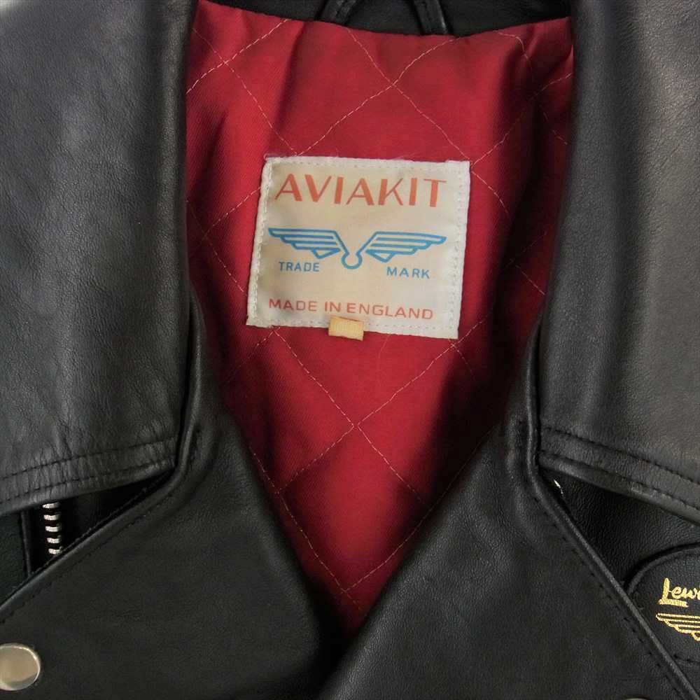 Lewis Leathers ルイスレザー 391 LIGHTNING REGULAR FIT ライトニング ダブル ライダース ジャケット レギュラー フィット  ブラック系 34【中古】