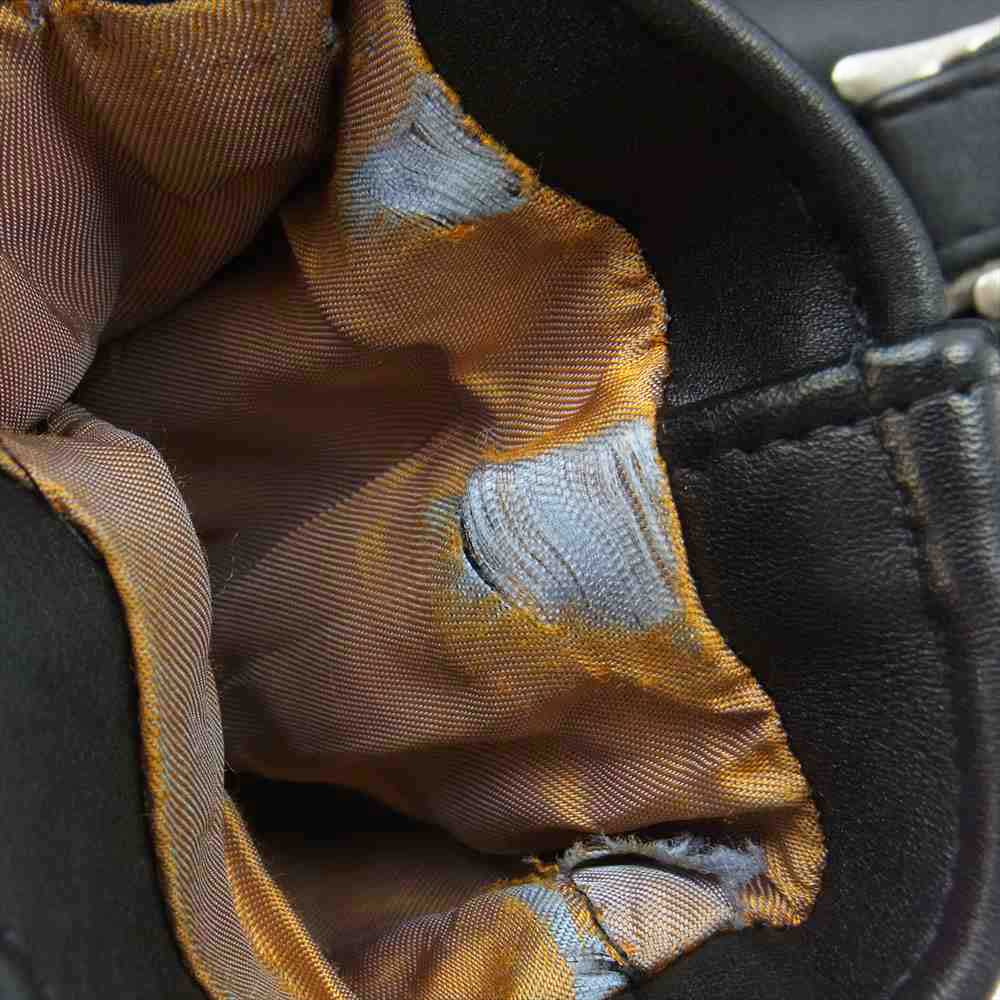 Lewis Leathers ルイスレザー 391 LIGHTNING REGULAR FIT ライトニング ダブル ライダース ジャケット レギュラー フィット  ブラック系 34【中古】