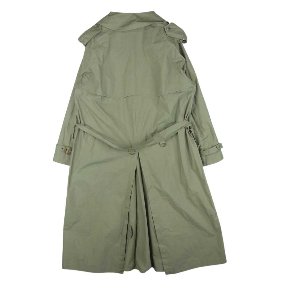 POLO RALPH LAUREN ポロ・ラルフローレン P060551 90s ヴィンテージ トレンチ コート 香港製 グレイッシュカーキ系 M【中古】