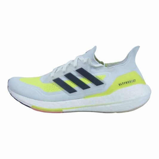 adidas アディダス FY0377 ultraboost 21 ウルトラブースト スニーカー ホワイト系 30.5cm【中古】