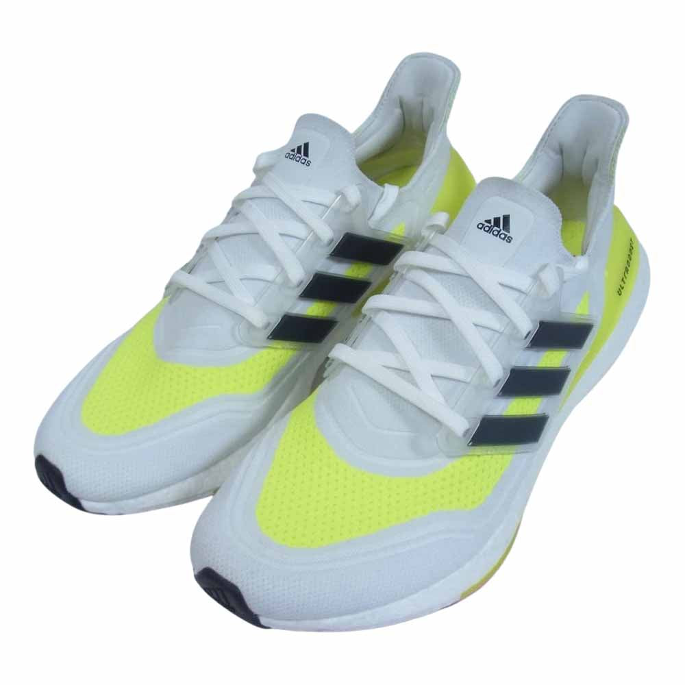 adidas アディダス FY0377 ultraboost 21 ウルトラブースト スニーカー ホワイト系 30.5cm【中古】