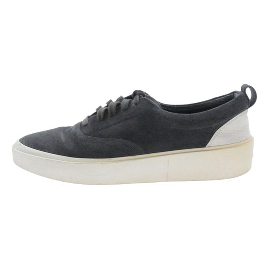 FEAR OF GOD フィアオブゴッド SUEDE LACE UP SNEAKER スエード レースアップ スニーカー ブラック系 45【中古】