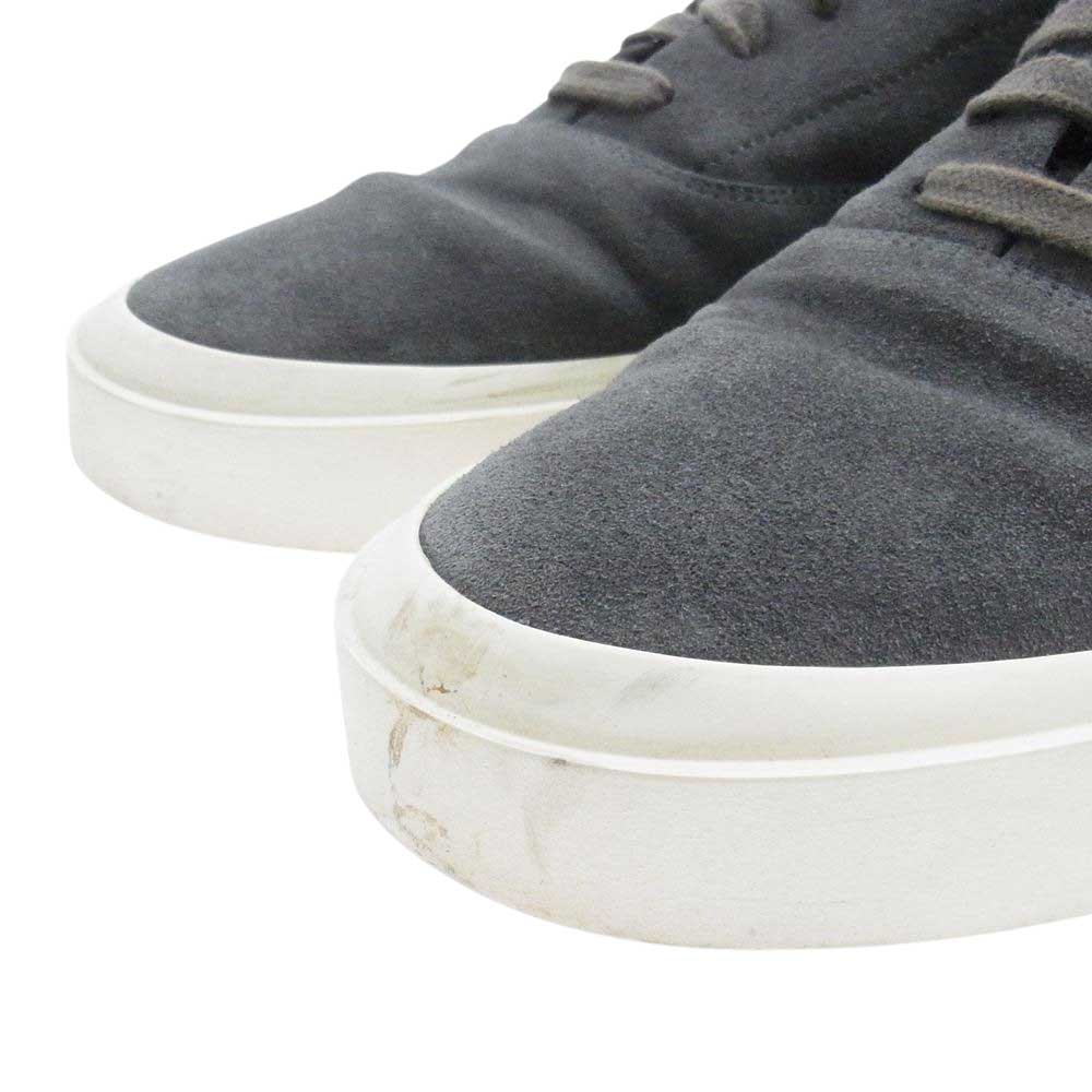 FEAR OF GOD フィアオブゴッド SUEDE LACE UP SNEAKER スエード レースアップ スニーカー ブラック系 45【中古】