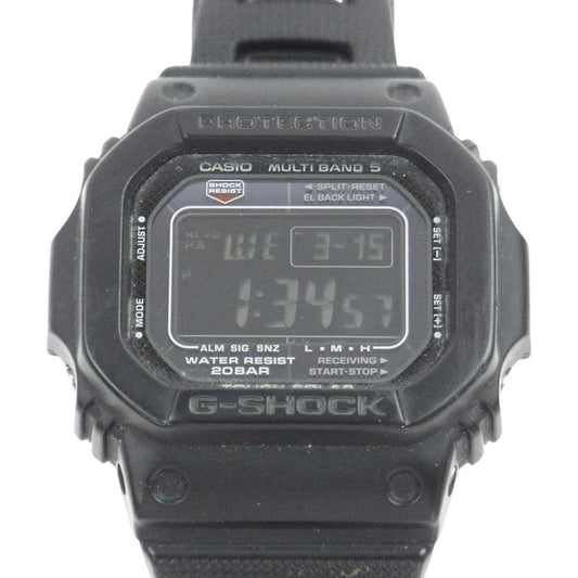 CASIO G-SHOCK カシオ ジーショック GW-M5600BC メタルコア バンド マルチバンド5 タフソーラー デジタル ウオッチ 時計 ブラック系【中古】