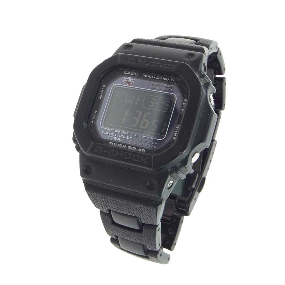 CASIO G-SHOCK カシオ ジーショック GW-M5600BC メタルコア バンド マルチバンド5 タフソーラー デジタル ウオッチ 時計 ブラック系【中古】