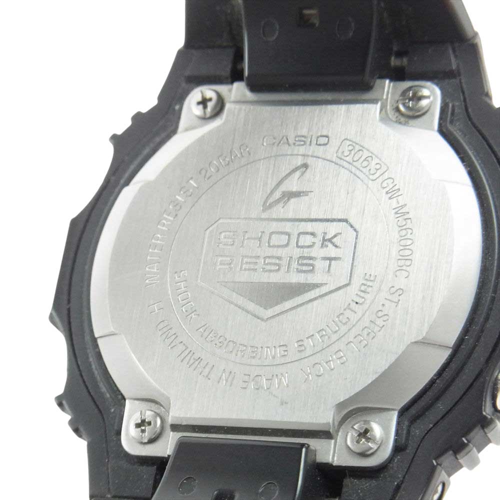CASIO G-SHOCK カシオ ジーショック GW-M5600BC メタルコア バンド マルチバンド5 タフソーラー デジタル ウオッチ 時計 ブラック系【中古】