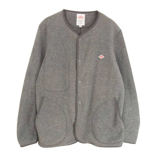 Danton ダントン 19AW 19A-MR-001 ノーカラー フリース ジャケット グレー系 40【中古】