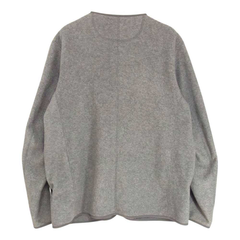 Danton ダントン 19AW 19A-MR-001 ノーカラー フリース ジャケット グレー系 40【中古】
