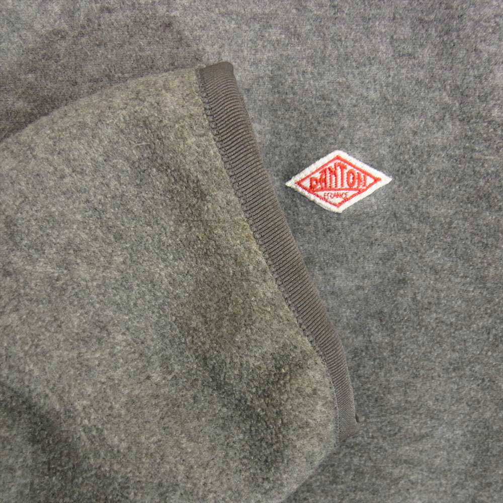 Danton ダントン 19AW 19A-MR-001 ノーカラー フリース ジャケット グレー系 40【中古】