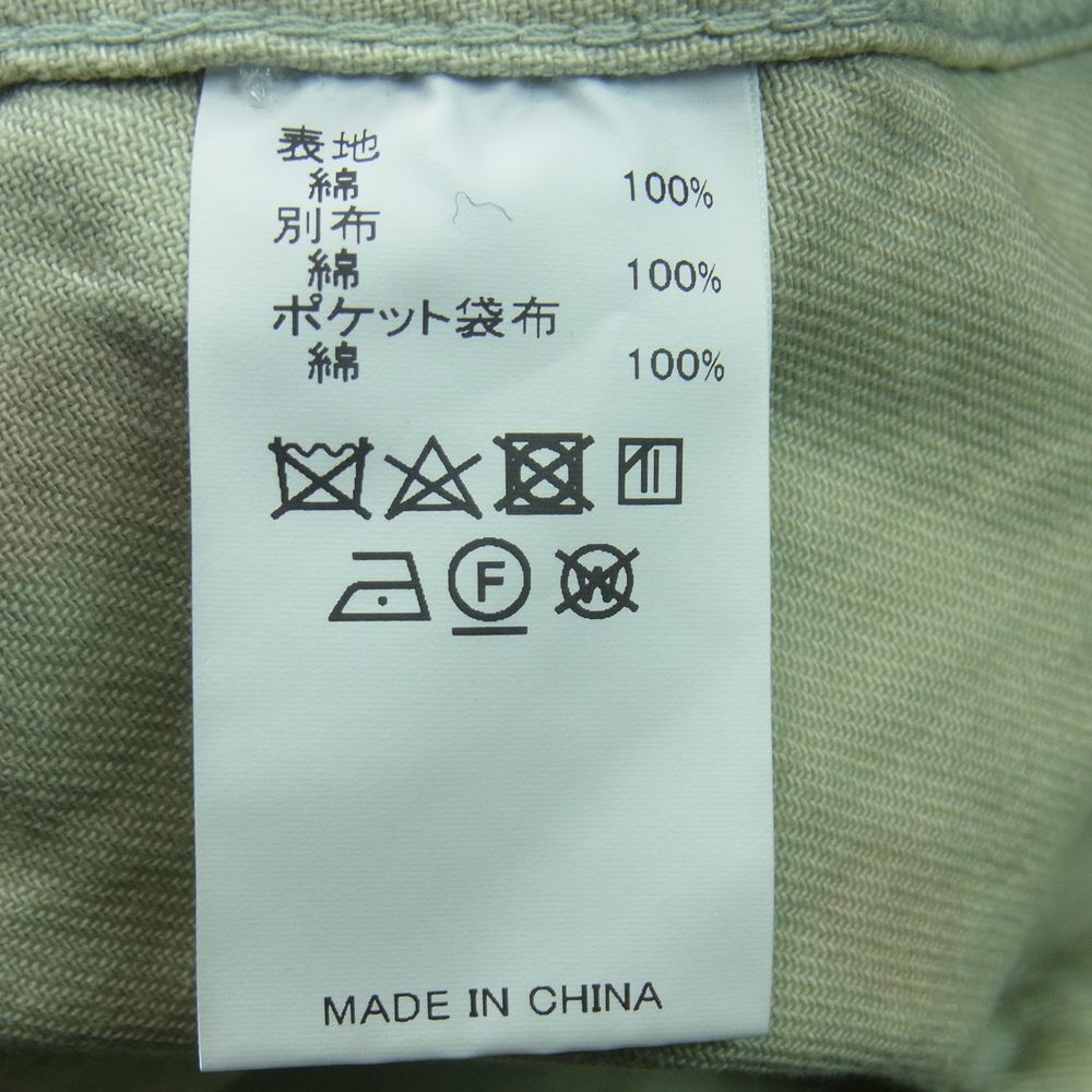 ダイリク 22AW Jimmy Washed Mods Coat モッズコート コットン 中国製 ライトグリーン系 M【美品】【中古】