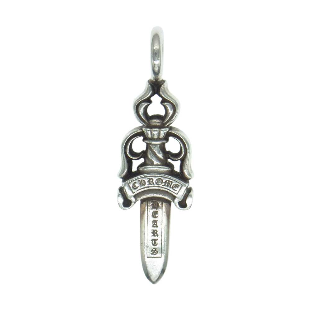CHROME HEARTS クロムハーツ（原本無） DOUBLE DAGGER ダブルダガー ペンダントトップ シルバー系【中古】