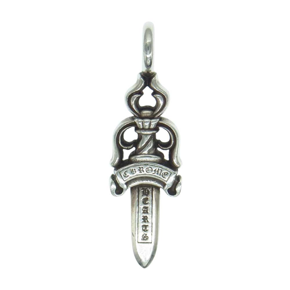 CHROME HEARTS クロムハーツ（原本無） DOUBLE DAGGER ダブルダガー ペンダントトップ シルバー系【中古】