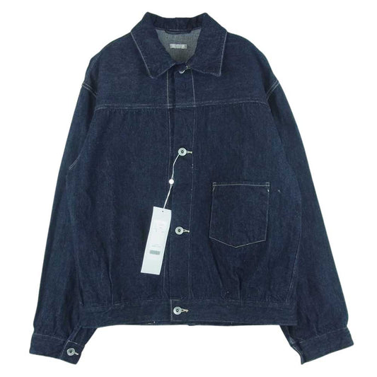 COMOLI コモリ 23SS X01-01001 デニム ジャケット コットン 日本製 インディゴブルー系 1【新古品】【未使用】【中古】