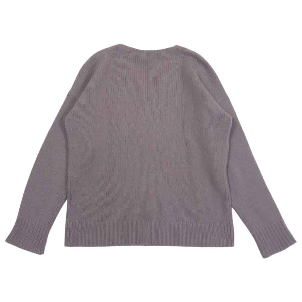 theory セオリー 018301736-250-902 カシミヤ 100% Vネック ニット セーター ブラウン系 S【中古】