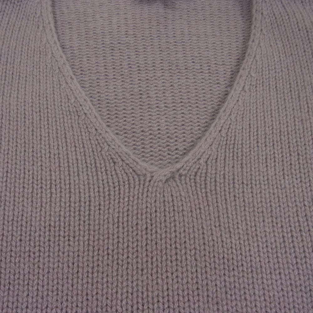 theory セオリー 018301736-250-902 カシミヤ 100% Vネック ニット セーター ブラウン系 S【中古】