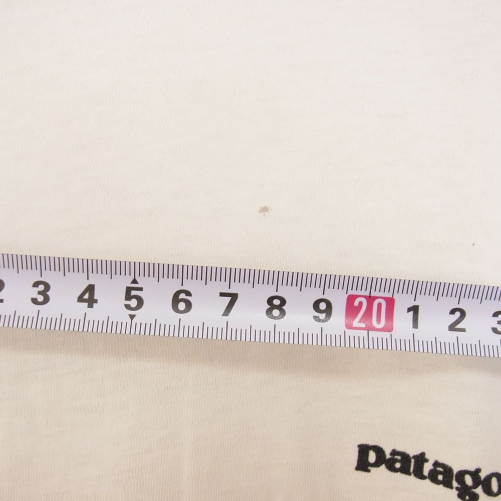 patagonia パタゴニア ヴィンテージ 90s 雪無しタグ hawaiian fisherman プリント Tシャツ ホワイト系 L【中古】