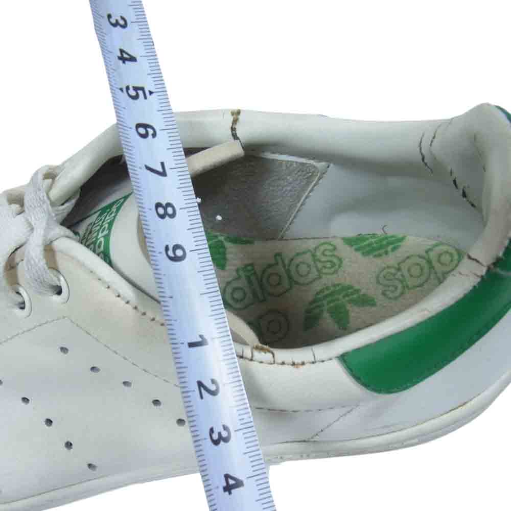 adidas アディダス 【鑑賞用】90s フランス製 STAN SMITH スタンスミス スニーカー ホワイト系 グリーン系 US7.5【中古】