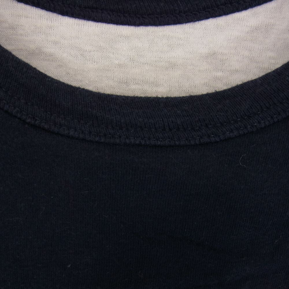 Champion チャンピオン ヴィンテージ 80s トリコタグ ニューヨーク ヤンキース リバーシブル Tシャツ ネイビー系 L【中古】