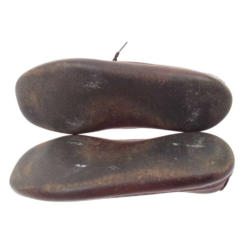 RUSSELL MOCCASIN ラッセルモカシン ヴィンテージ 50s 白タグ モカシン シューズ ブラウン系 US7【中古】