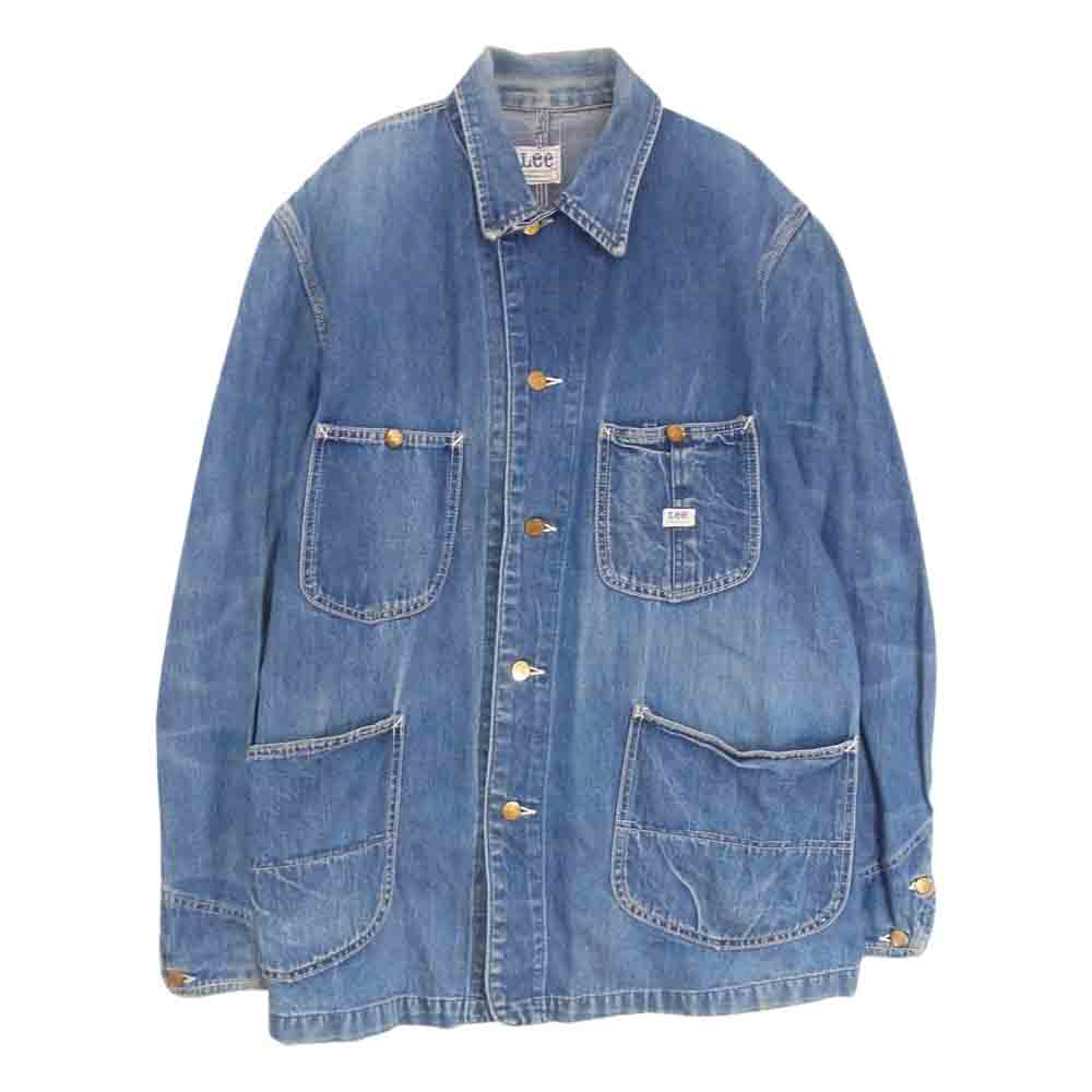 Lee リー ヴィンテージ 70s 91-J カバーオール ジャケット インディゴブルー系 サイズ表記無【中古】