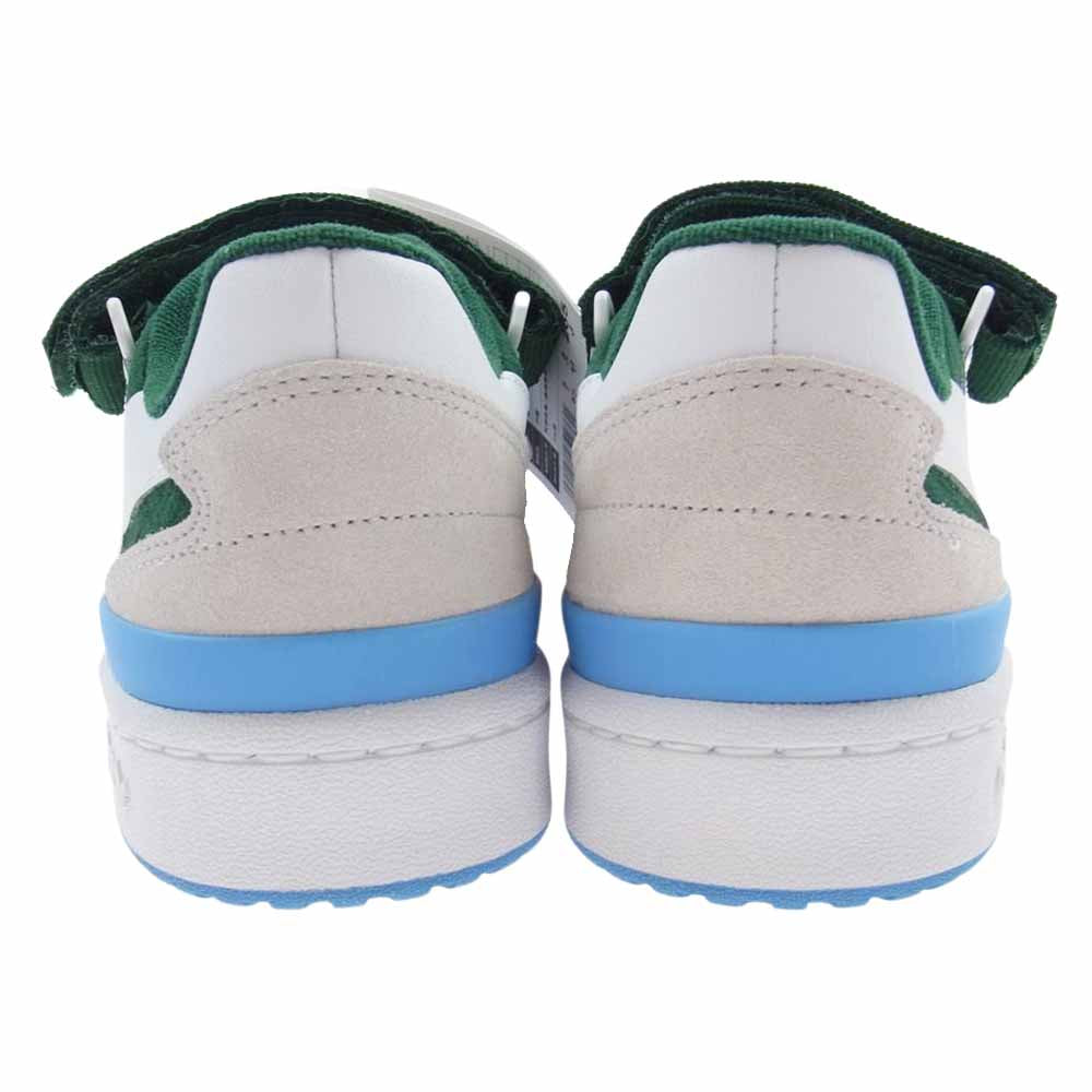 adidas アディダス FY6816 Forum Low Crest フォーラム ロー クレスト ローカット スニーカー ホワイト系 グリーン系 ライトブルー 26.5cm【新古品】【未使用】【中古】