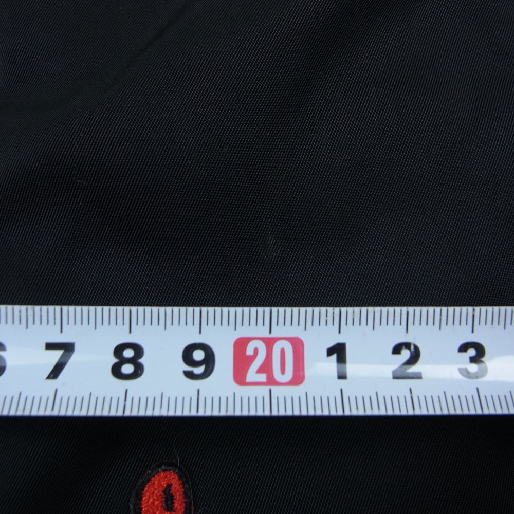 STUSSY ステューシー ONE WORLD ONE LOVE タイガー ワッペン フライト MA-1 ブルゾン ブラック系 M【中古】