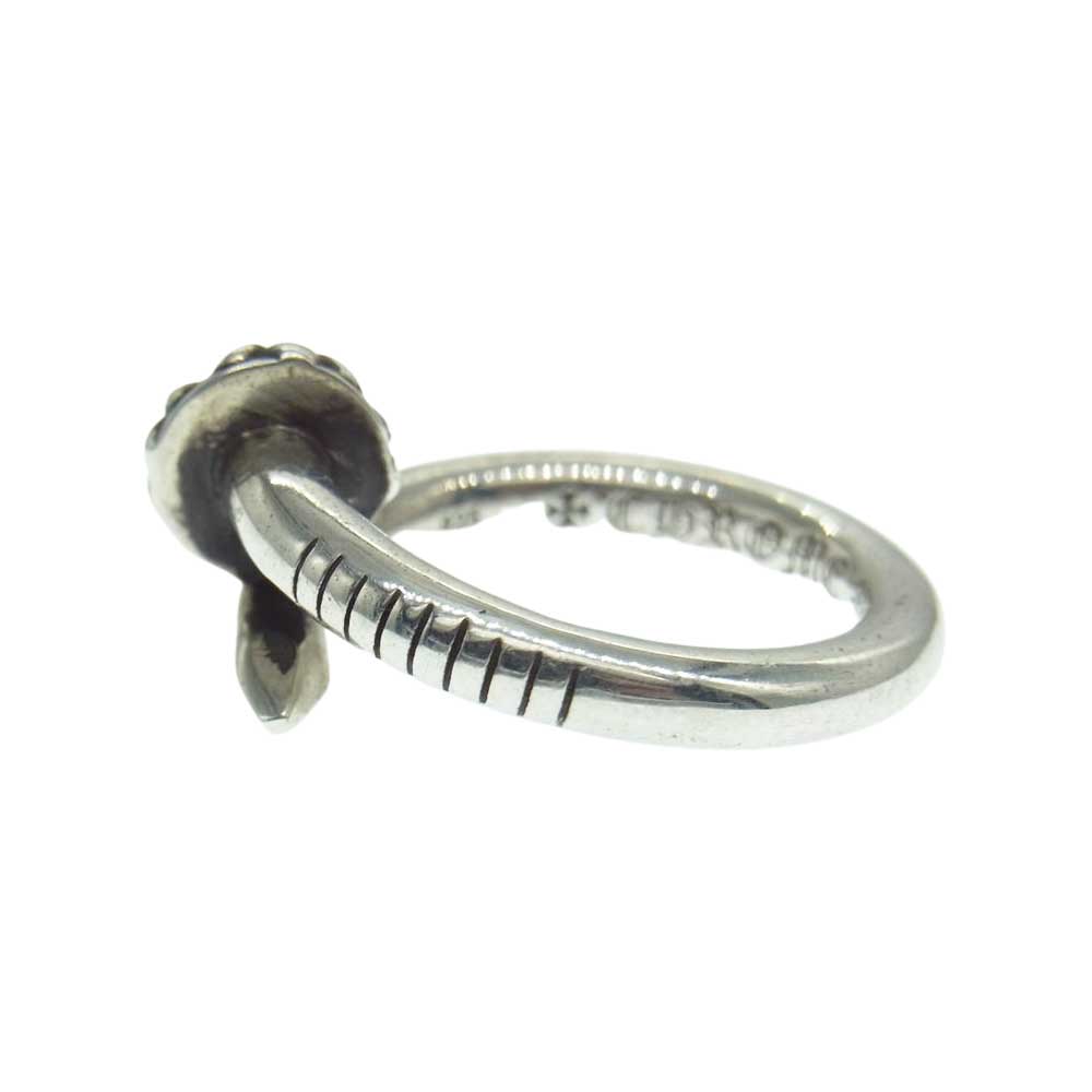 CHROME HEARTS クロムハーツ（原本有） NAIL CROSSBALL ネイル クロスボール リング シルバー系 14.5号【中古】