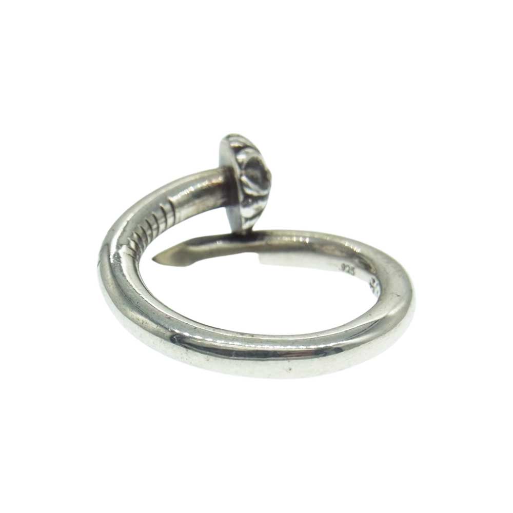 CHROME HEARTS クロムハーツ（原本有） NAIL CROSSBALL ネイル クロスボール リング シルバー系 14.5号【中古】