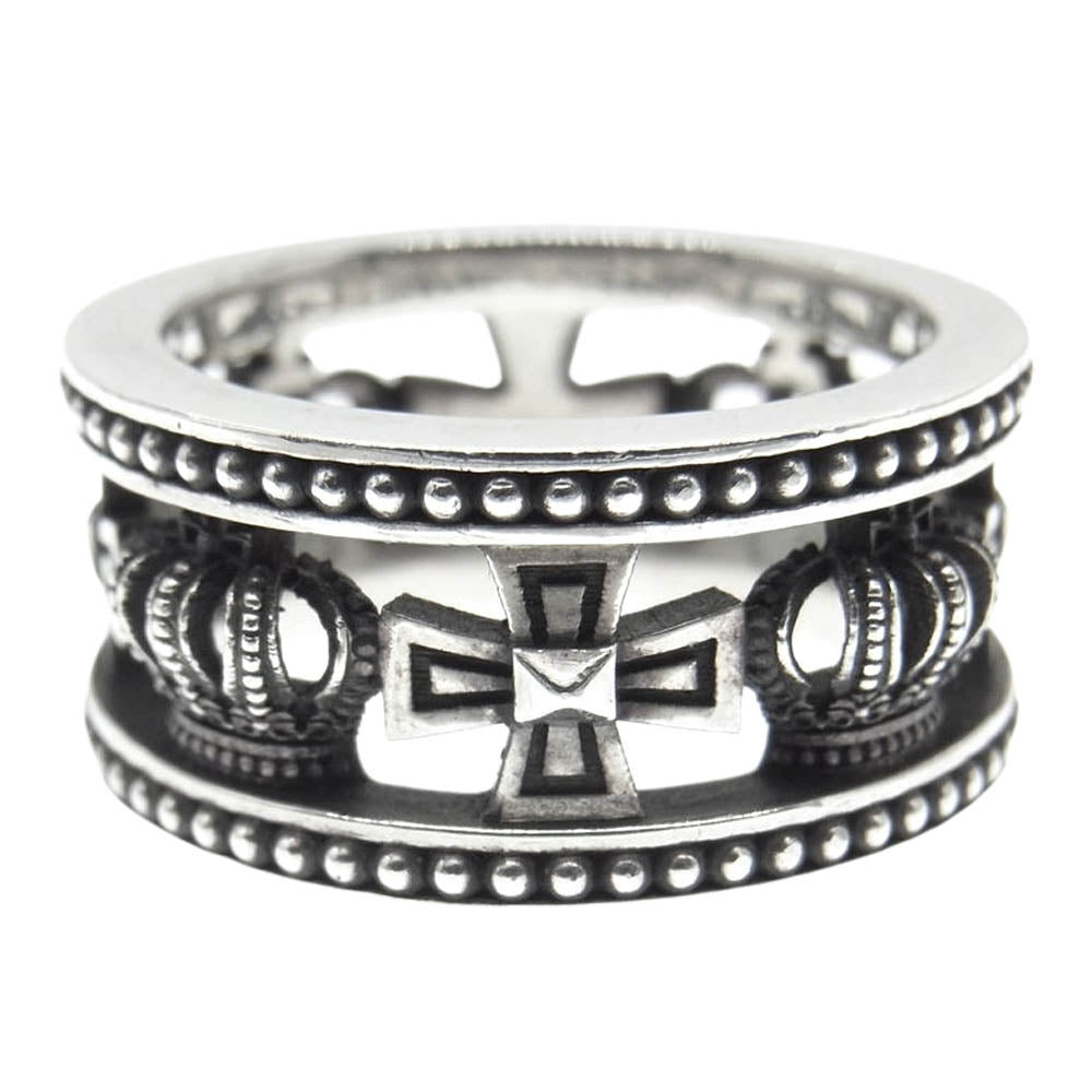 Justin Davis ジャスティンデイビス SRJ175 2 10 MEDIEVAL WEDDING BAND ウェディング バンド リング シルバー系 21号【中古】