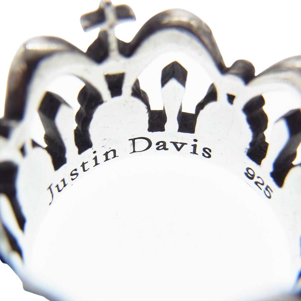 Justin Davis ジャスティンデイビス SRJ127 CHAPEL CROWN チャペル クラウン リング L シルバー系 19号【中古】