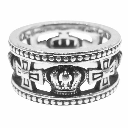 Justin Davis ジャスティンデイビス SRJ175 2 7 MEDIEVAL WEDDING BAND メディバル ウエディング バンド リング シルバー系 20号【中古】