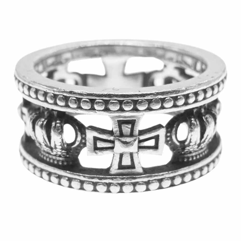 Justin Davis ジャスティンデイビス SRJ175 2 7 MEDIEVAL WEDDING BAND メディバル ウエディング バンド リング シルバー系 20号【中古】