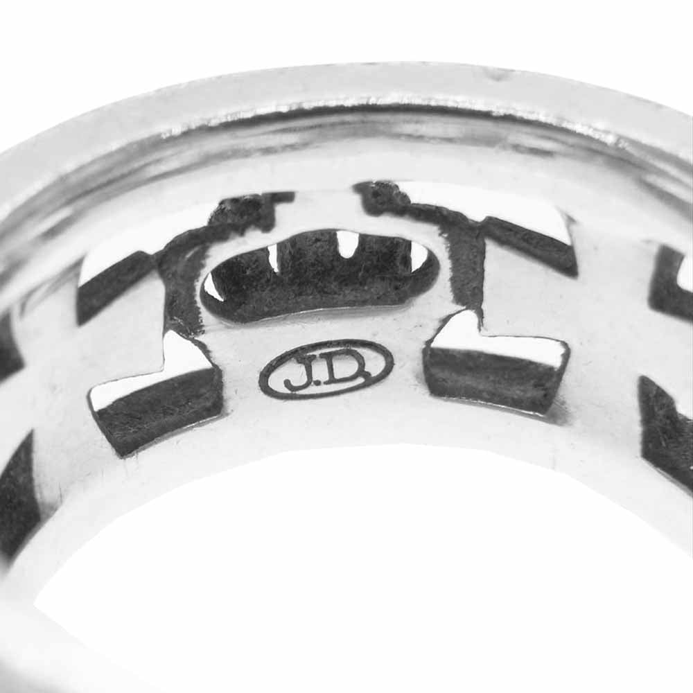 Justin Davis ジャスティンデイビス SRJ175 2 7 MEDIEVAL WEDDING BAND メディバル ウエディング バンド リング シルバー系 20号【中古】